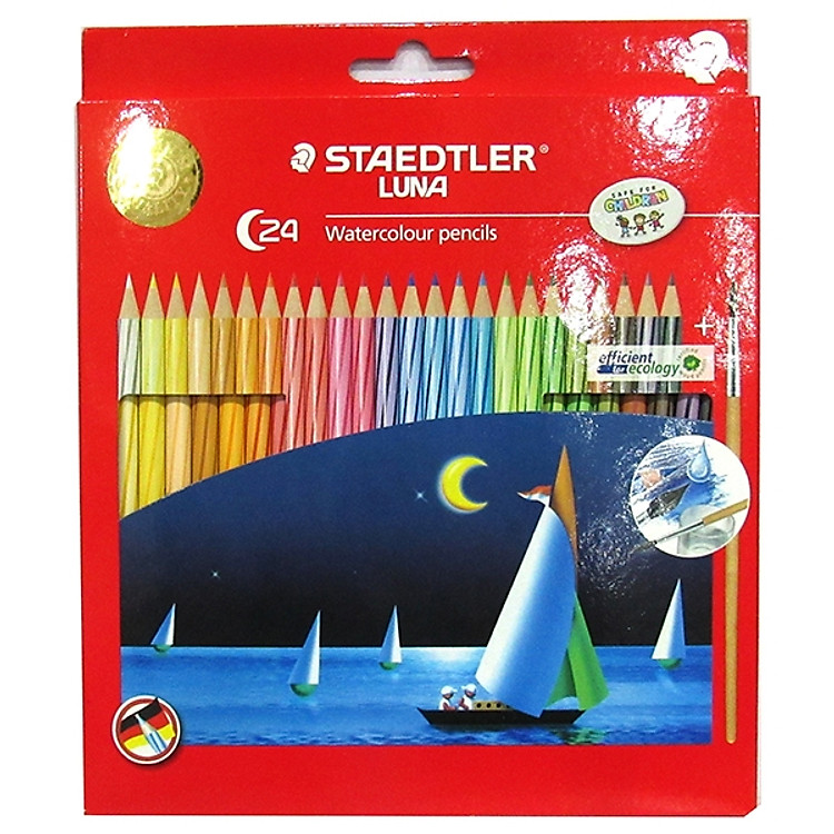 Chì Màu Nước 24 Màu - Staedtler Luna 137 10 C24