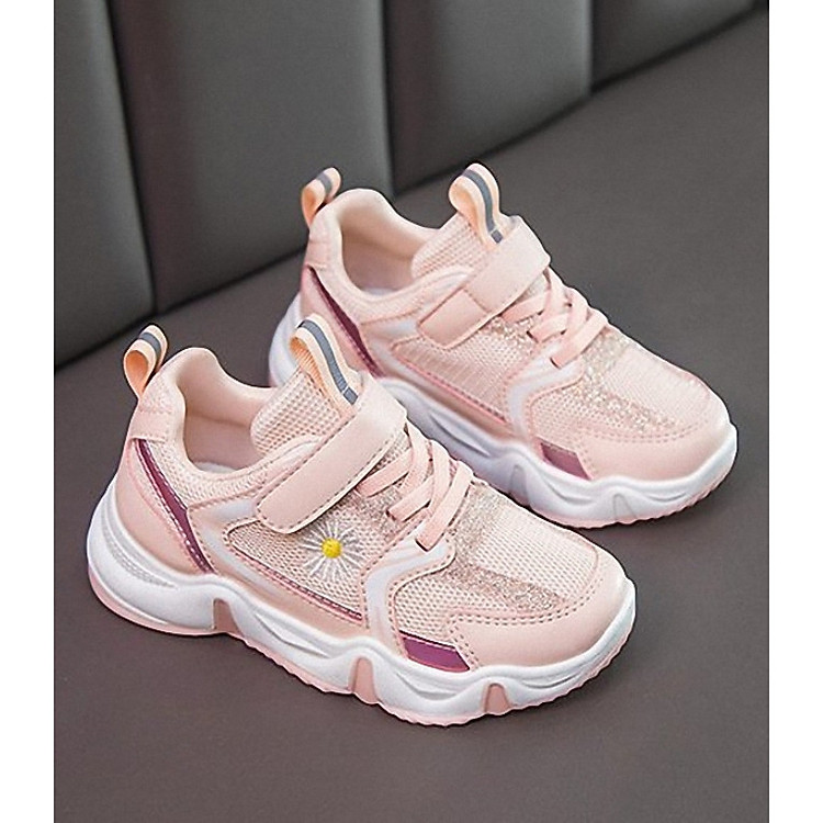 Giày thể thao bé gái dạng lưới size 27 đến 37 - TT025