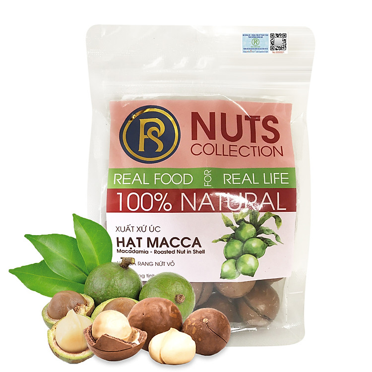 Túi Hạt Macca Dinh Dưỡng Cho Mẹ Real Food Store (500g)