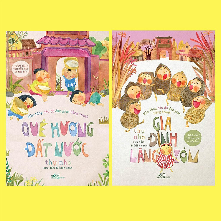 Kho Tàng Câu Đố Dân Gian Bằng Tranh (Trọn Bộ 02 Cuốn)