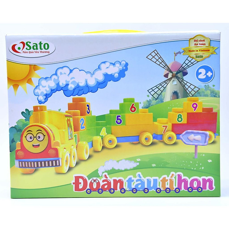 Đồ chơi xếp hình đoàn tàu cho bé Chính hãng Giá rẻ - Hình ảnh 2