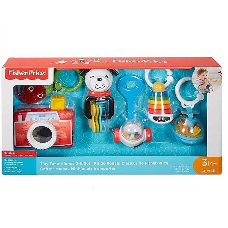 Đồ Chơi FISHER PRICE Bộ Đồ Chơi Lục Lạc Cho Bé Nhỏ FBH63