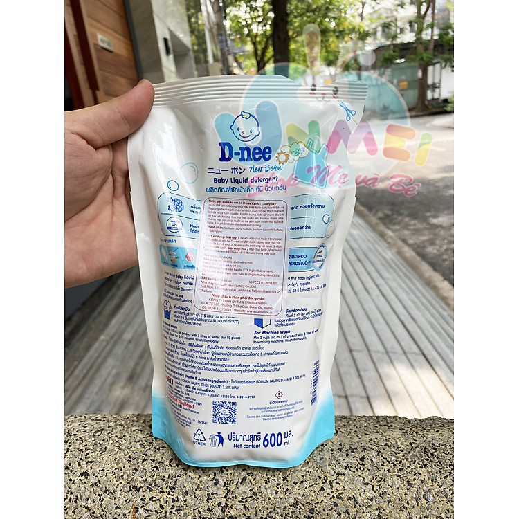 Dung Dịch Giặt Quần Áo D-Nee 600ml Chính hãng Tiết kiệm - Hình ảnh 2