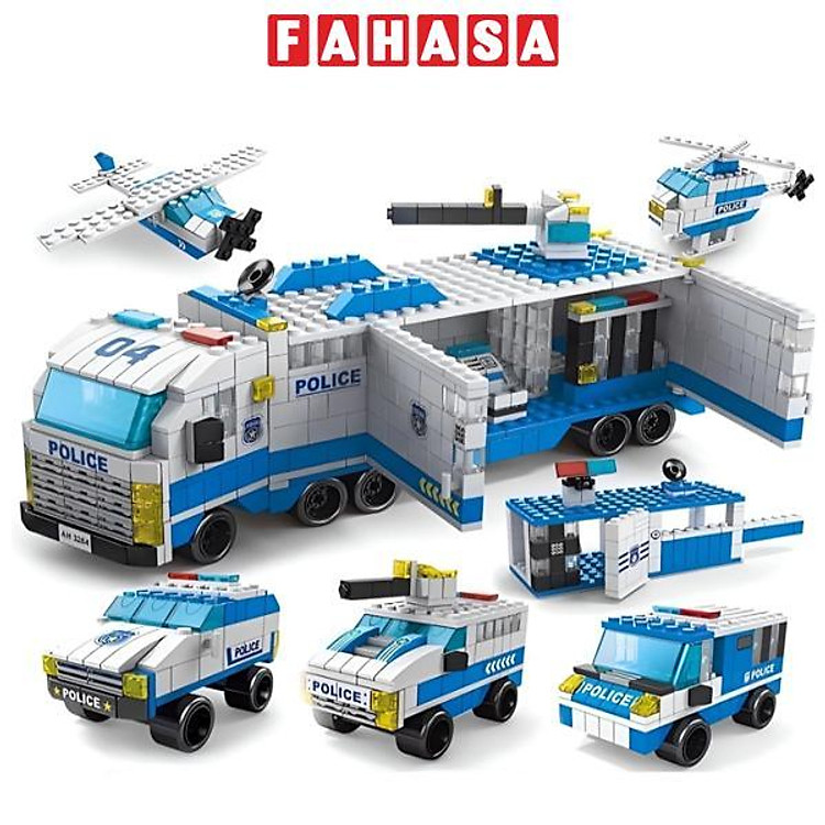 Đồ Chơi Lắp Ráp Xe Cảnh Sát 6 Trong 1 Chính hãng Tiết kiệm