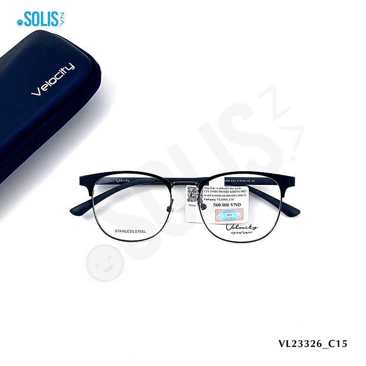 Gọng kính kim loại hiệu Velocity VL23326- KÍNH KIM LOẠI VELOCITY HIỆU VL23326