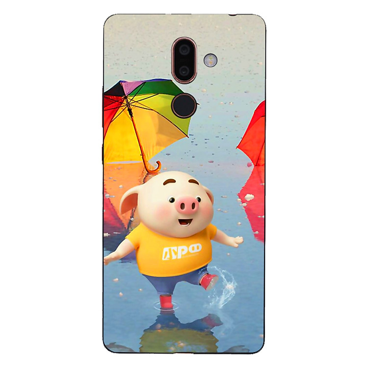 Ốp lưng dẻo cho điện thoại Nokia 7 Plus_ Pig 23