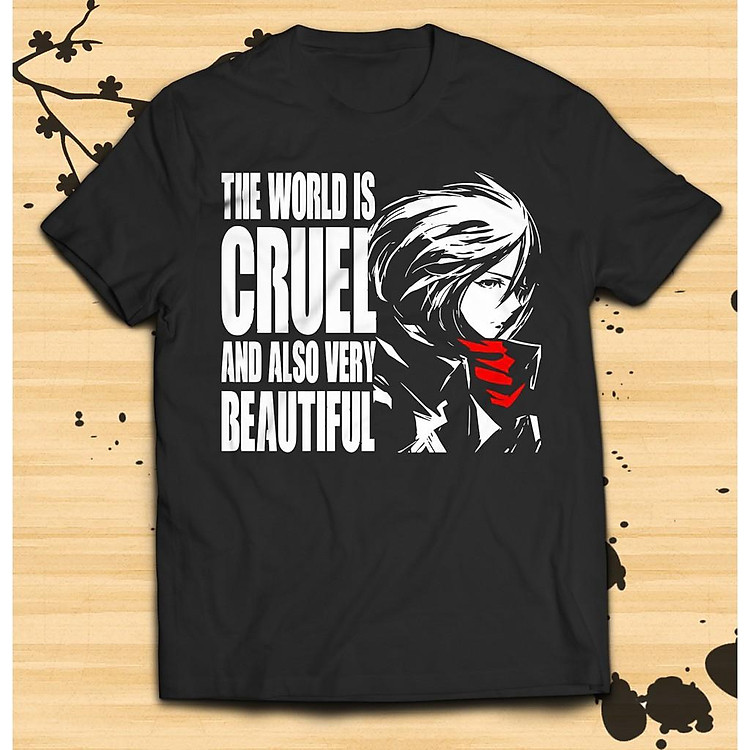 Áo thun SHINGEKI NO KYOJIN ATTACK ON TITAN MIKASA ACKERMAN