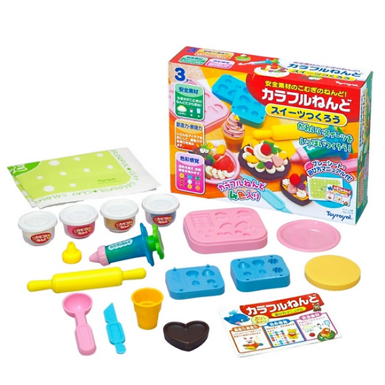 Set Bột Nặn Làm Bánh Toyroyal 7373 (13 Món)