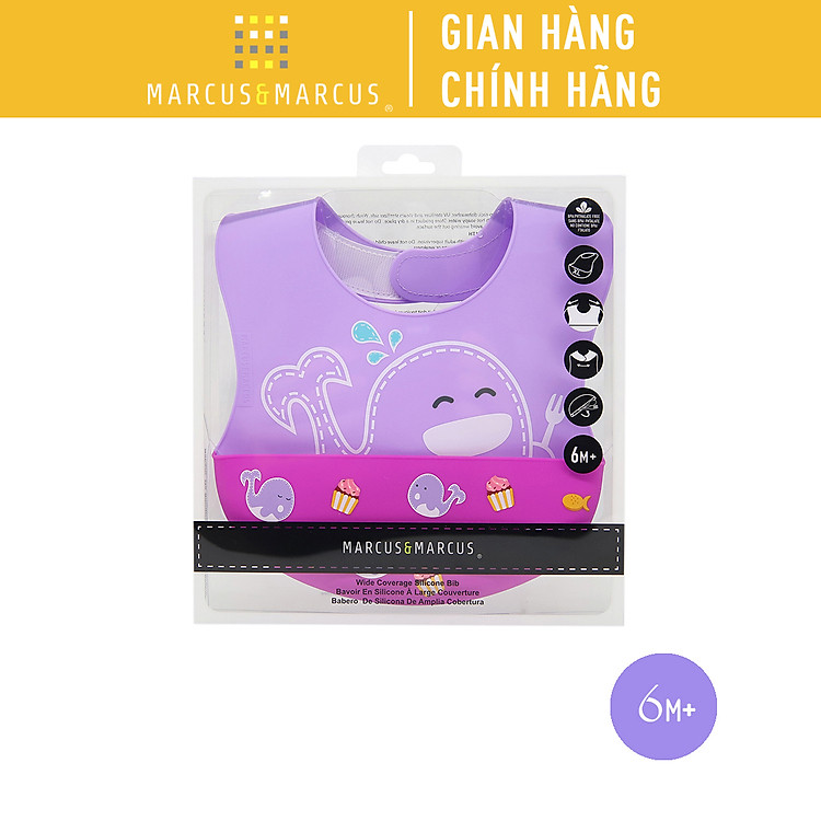 Yếm silicon ăn dặm cho bé Marcus Chính hãng Giá rẻ