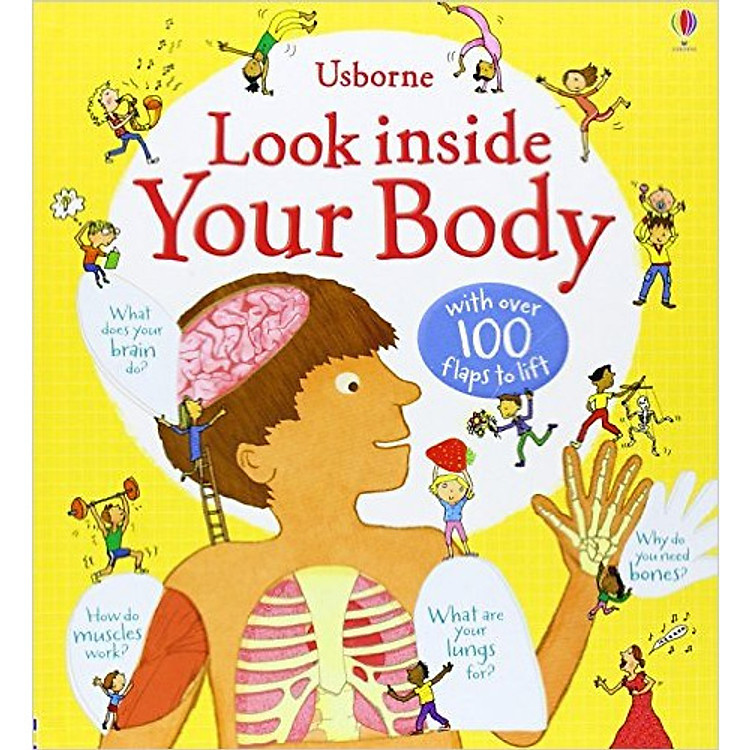 Sách Usborne Look inside Your Body