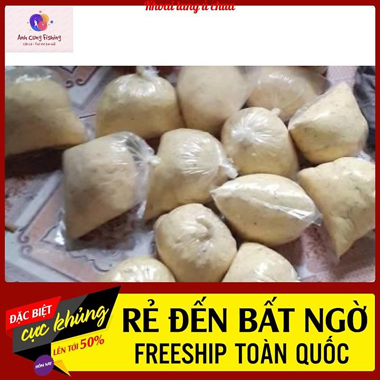 Combo 3kg Mồi câu cá Mè, khoai lang ủ chua. Câu đài, câu lăng xê