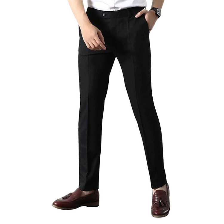 Quần Tây Nam Trơn Chất Vải Mềm Mịn Không Nhăn