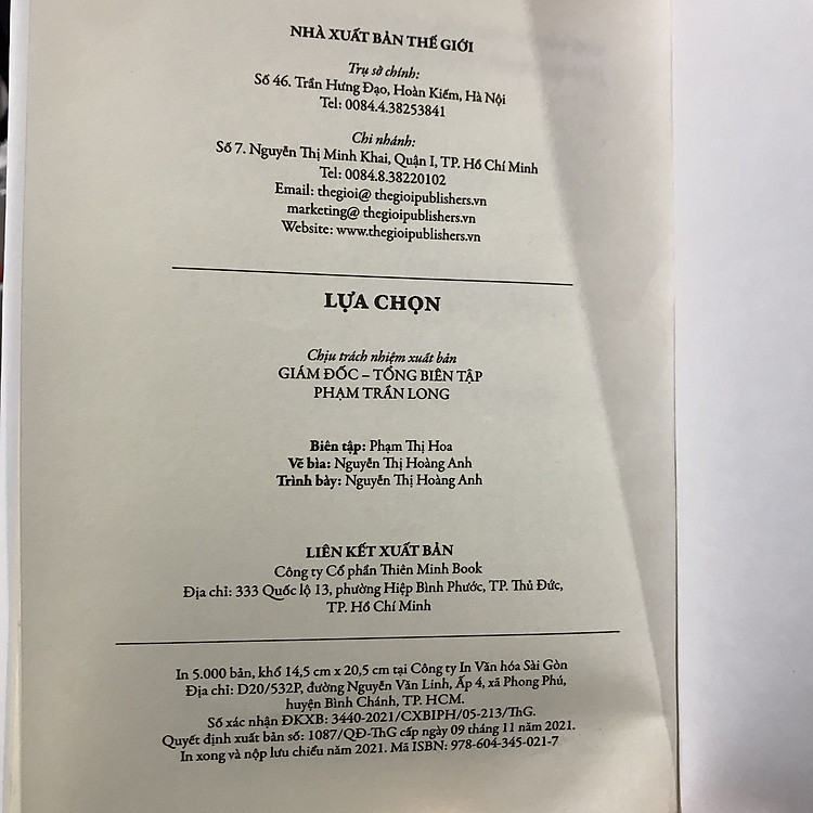 Sách Lựa Chọn Kinh Doanh Quan Trọng - Ảnh 3