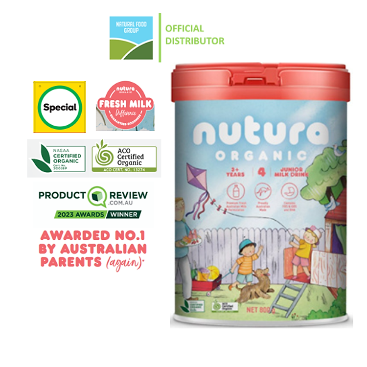 Sữa công thức Hữu cơ Nutura số 4 Hàng chuẩn Tiết kiệm