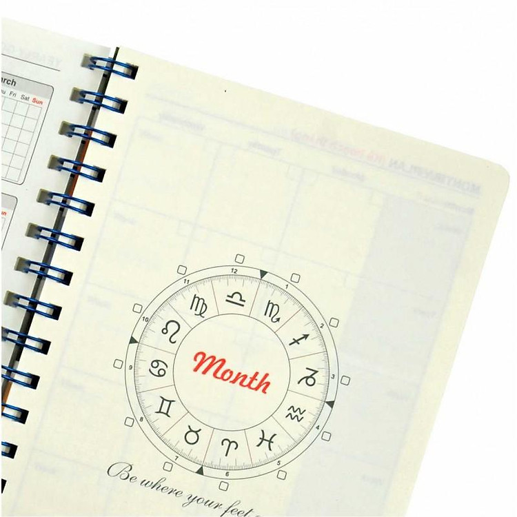 Sổ Kế Hoạch Lò Xo Kép KLONG A5 (200 trang) - Ảnh 7