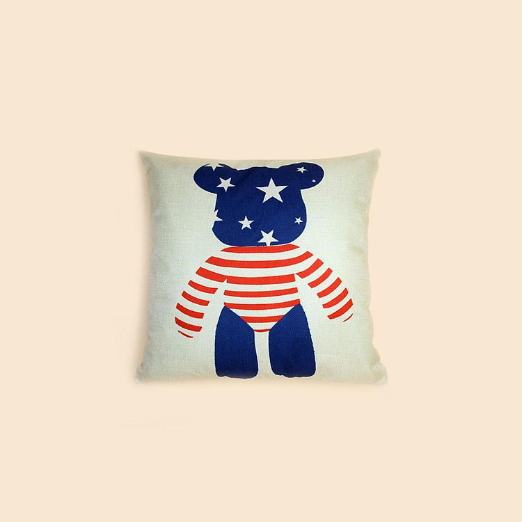 Vỏ gối tựa sofa London 45*45 - London Items Pillow Case S20