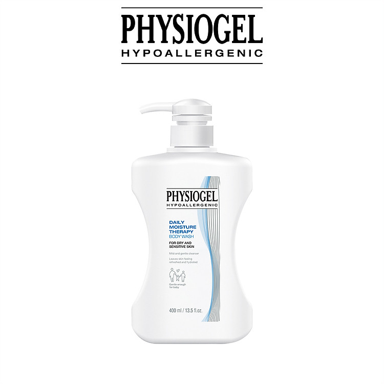 Sữa tắm dưỡng ẩm toàn thân dịu nhẹ Physiogel Daily Moisture Therapy Body Wash dành cho da khô và da nhạy cảm 400ml
