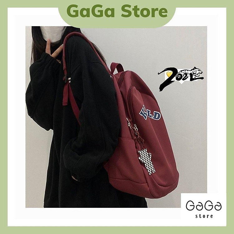 Balo basic đi học thời trang nam nữ học sinh cấp 2 cấp 3 phong cách hàn quốc chất liệu ít thấm nước B315