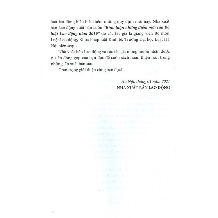 Bình Luận Những Điểm Mới Của Bộ Luật Lao Động Năm 2019 - Ảnh 4