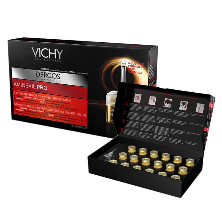 Tinh Chất Ngăn Ngừa Và Giảm Rụng Tóc Cho Nam Vichy Dercos Technique Anti - Hair Loss Treatment Men 12x6ml - 100533508
