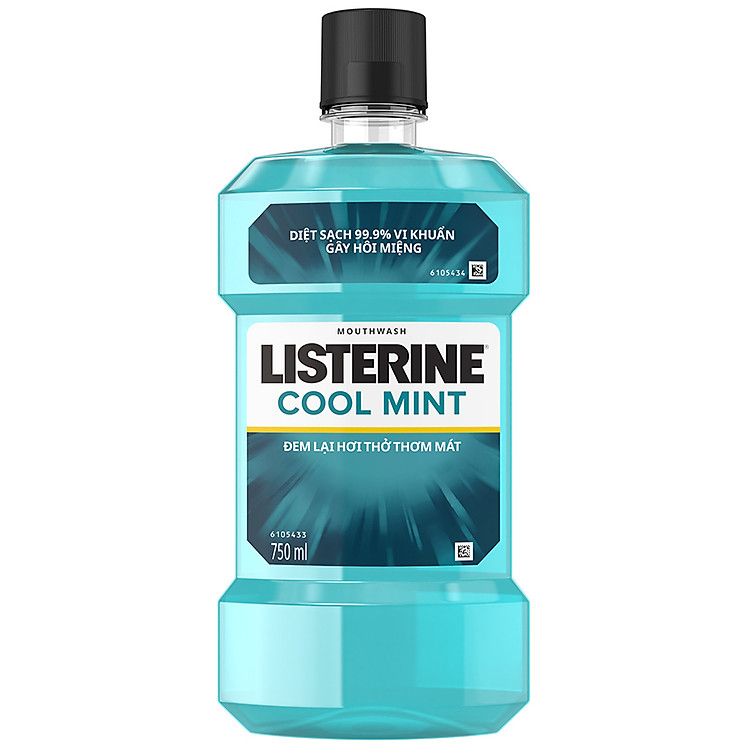 Nước Súc Miệng Hương Bạc Hà Listerine Cool Mint (750ml) - 8850007811251