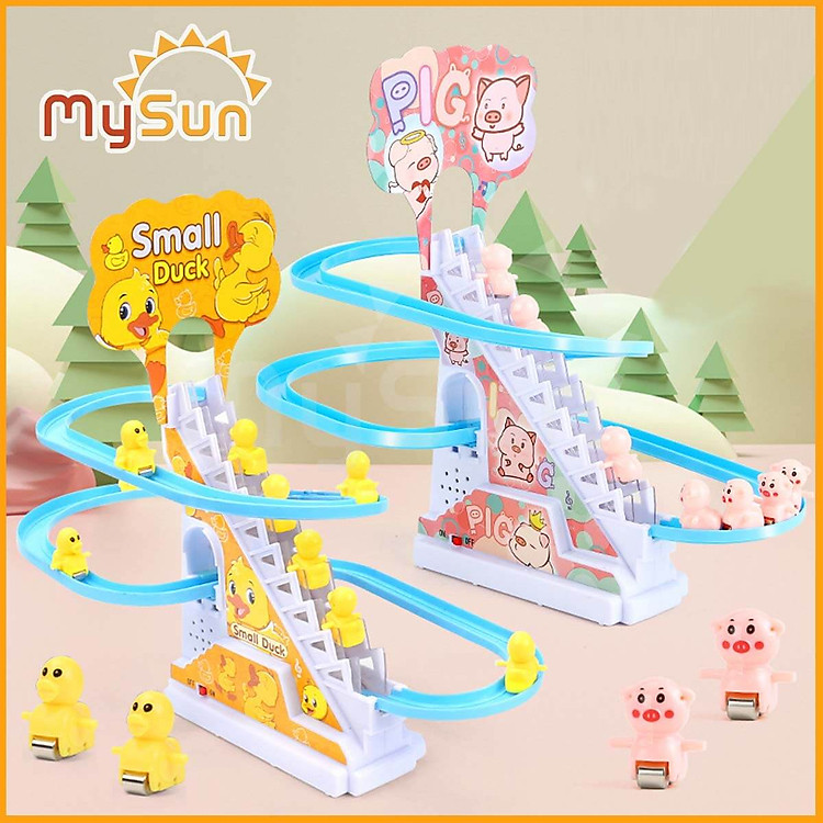 Vịt leo cầu thang đồ chơi cho bé Chính hãng Giá rẻ - Hình ảnh 3