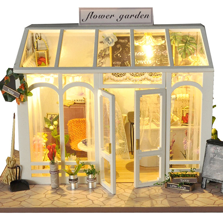 Nhà Búp Bê lắp ghép Tiệm Hoa Flower Garden TYU