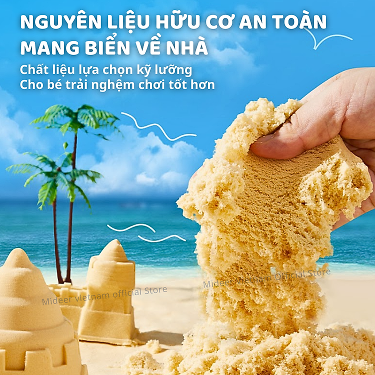 Mua Cát động lực Mideer kèm khuôn 1kg Chính hãng Tiết kiệm - Hình ảnh 4