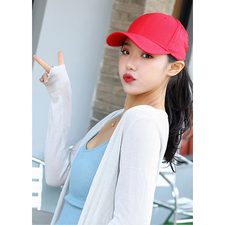 Mũ lưỡi trai nửa đầu bo chun phía sau cá tính - Hàng Đẹp