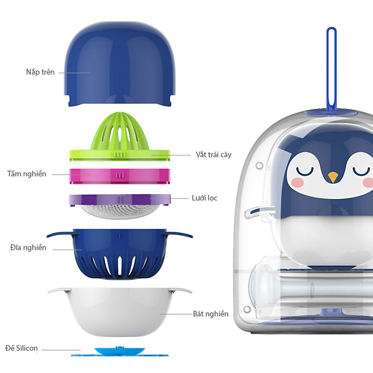 Bộ nghiền thức ăn cho bé Berz Chính hãng Giá tốt - Hình ảnh 3