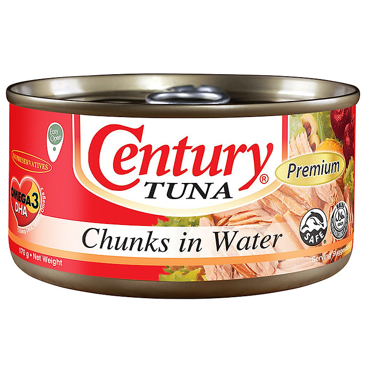 Cá ngừ Century khúc ngâm nước muối 170g