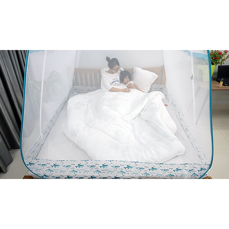 Màn Chụp Cao Cấp Mộc Miên 1m6 x 2m Chính hãng Tiết kiệm - Hình ảnh 5