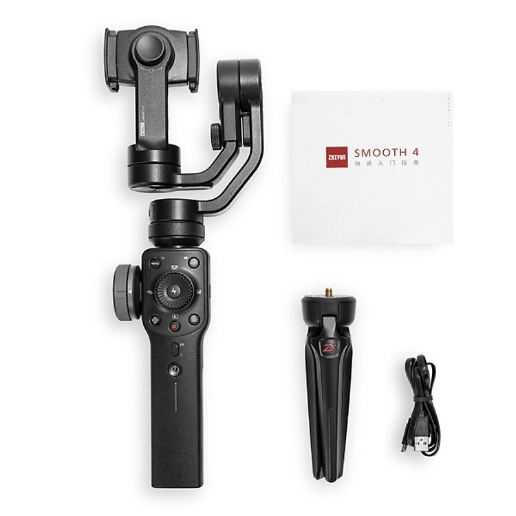 Tay cầm chống rung cho điện thoại Gimbal Zhiyun Smooth 4 - Chính hãng