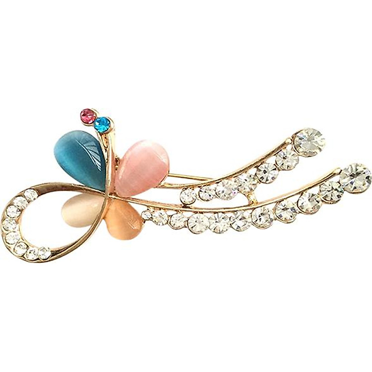 Cài Áo Hoa 4 Cánh Crystal PNQ BR17057