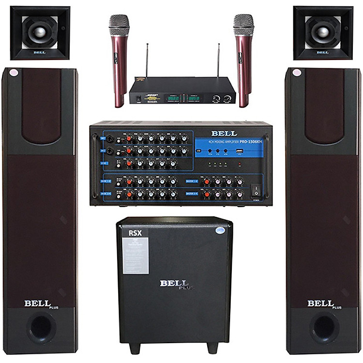 Dàn nghe nhạc và hát karaoke BellPlus PA - KS 338 - Hàng Chính Hãng
