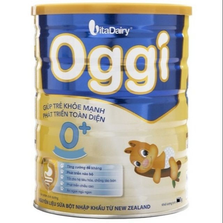 Sữa Oggi 0+ 800g - Giúp trẻ khoẻ mạnh phát triển toàn diện