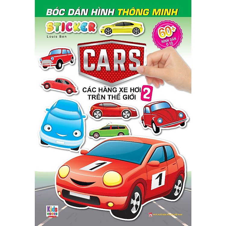 Sách Bóc Dán Hình Sticker Thông Minh – Cars: Các Hãng Xe Hơi Trên Thế Giới Tập 2