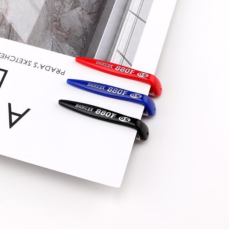 Hộp Bút Gel 0.5mm Baoke PC880F (12 cây) - Ảnh 6