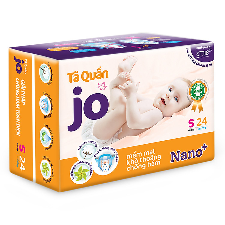 Tã Quần jo Gói Đại Size S24 (24 Miếng)