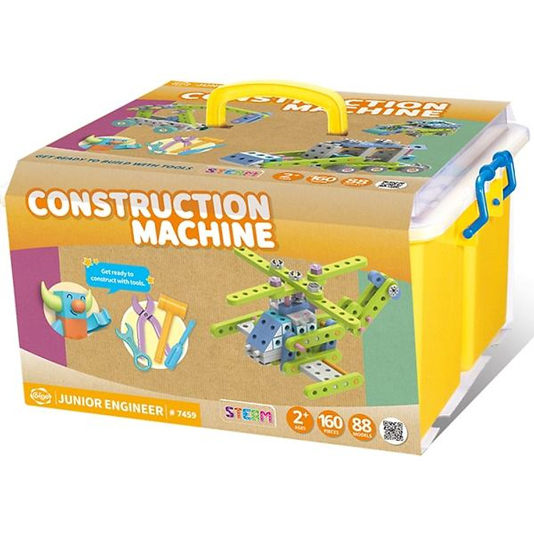 Đồ Chơi Lắp Ráp Đội Thi Công Biến Hình Construction Machine - Gigo Toys #7459 (160 Mảnh Ghép)