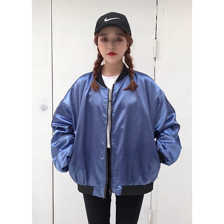 Áo khoác bomber HI SKIN Mã: AO3585 - XANH