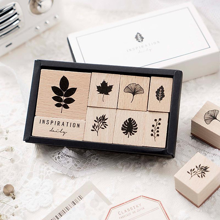 Cá Chép – Con Dấu Gỗ Chủ Đề Hoa Lá