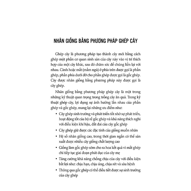Kỹ Thuật Nhân Giống Cây Ăn Quả Bằng Phương Pháp Ghép Cây Và Giâm Cành (Tập 2) - Ảnh 5