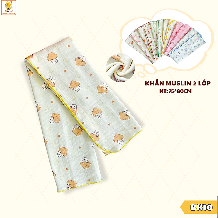 Khăn tắm Babiboo cho bé trai Chính hãng Giá tốt - Hình ảnh 3