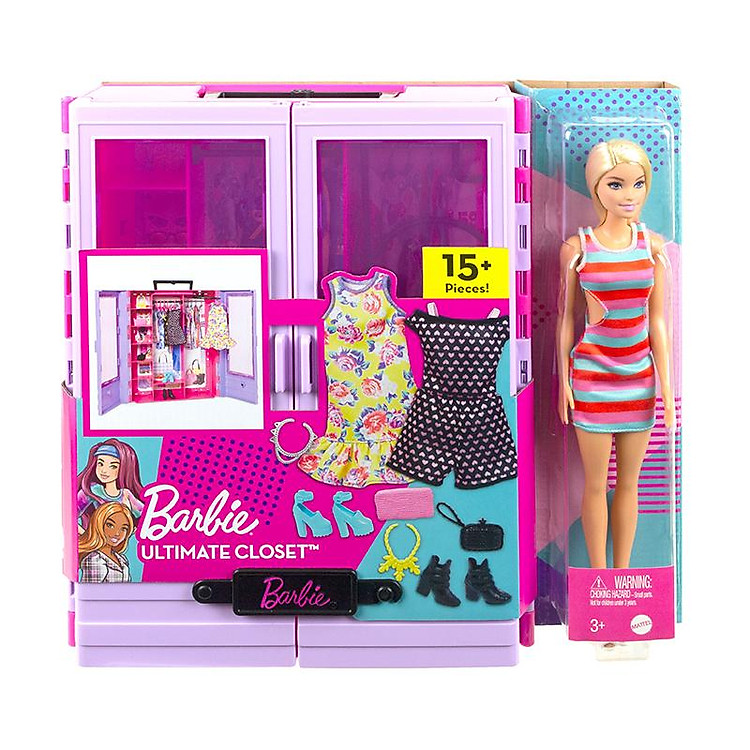 Tủ Thời Trang Barbie HJL66 Chính hãng Giá tốt