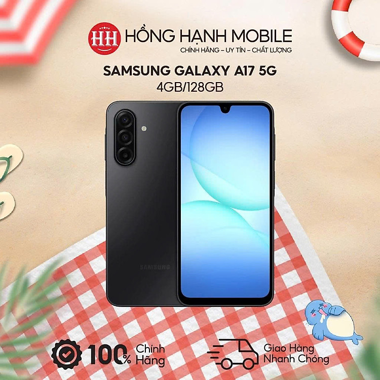 Điện Thoại Samsung Galaxy A17 5G 4GB/128GB - Hàng Chính Hãng