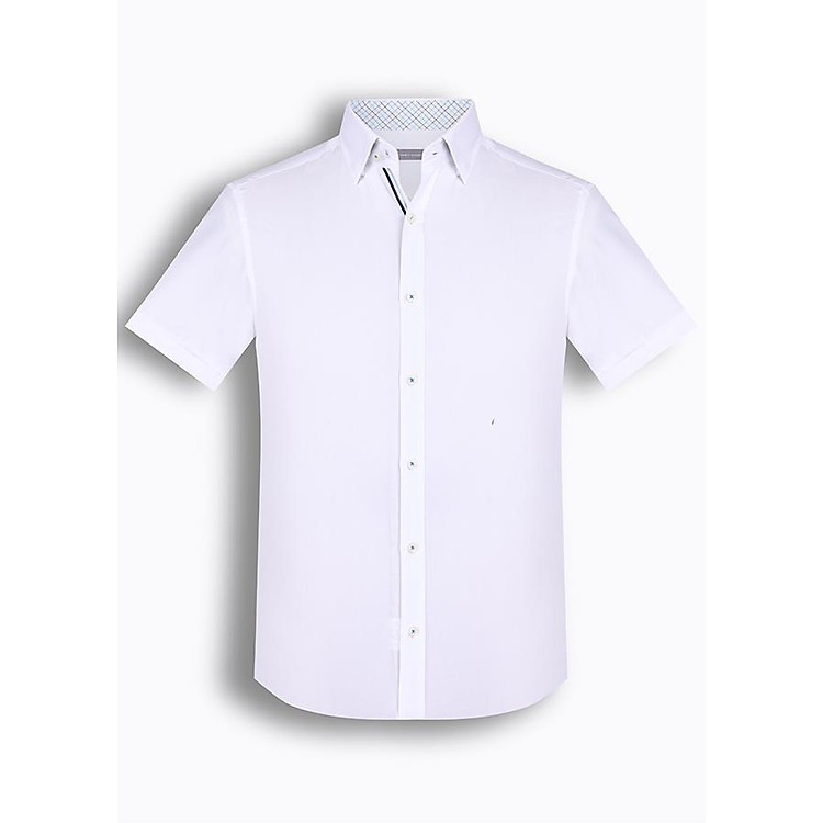 Áo Sơ Mi Nam Tay Ngắn Họa Tiết The Shirts Studio Hàn Quốc TD42F2327