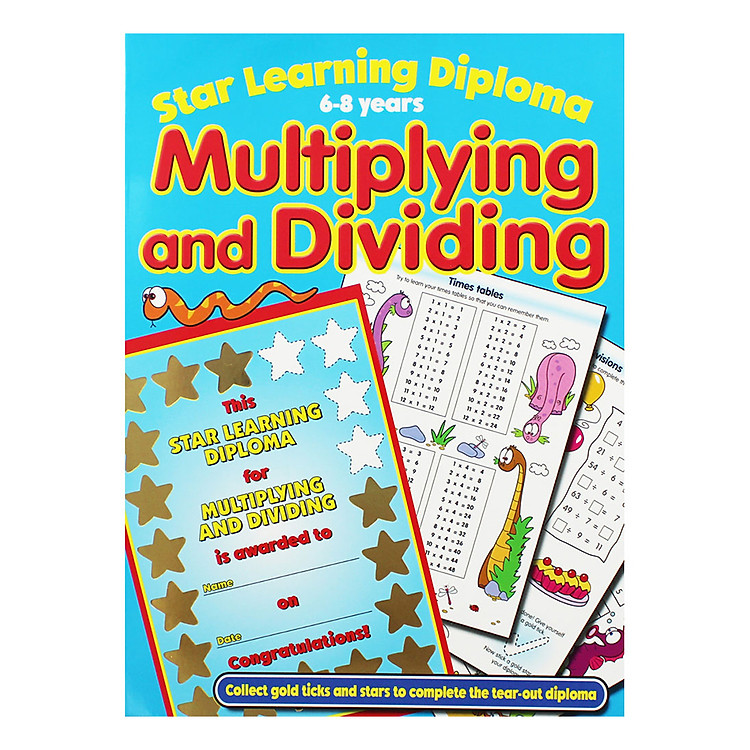 Sách Star Learning Diploma: 6-8 Years Multiplying and Dividing