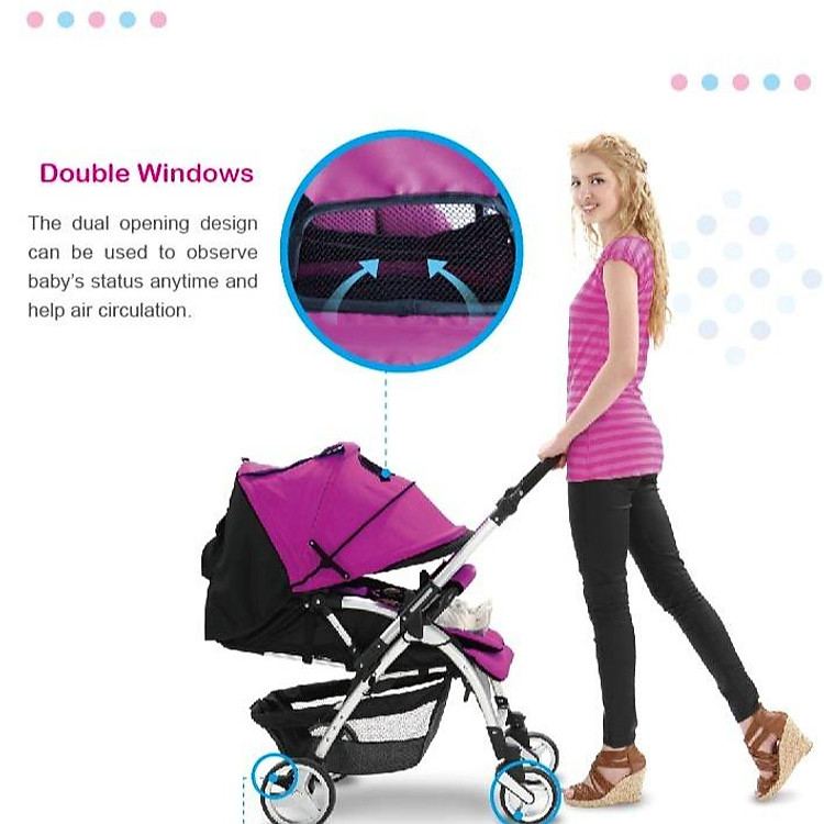 Xe Đẩy 2 Chiều Cho Bé KUKU - KU6028 Chính hãng Giá tốt - Hình ảnh 4