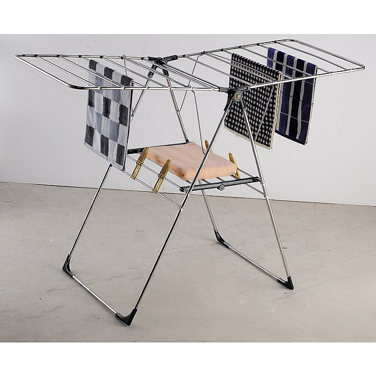 Giá phơi đồ inox chữ A kích thước lớn